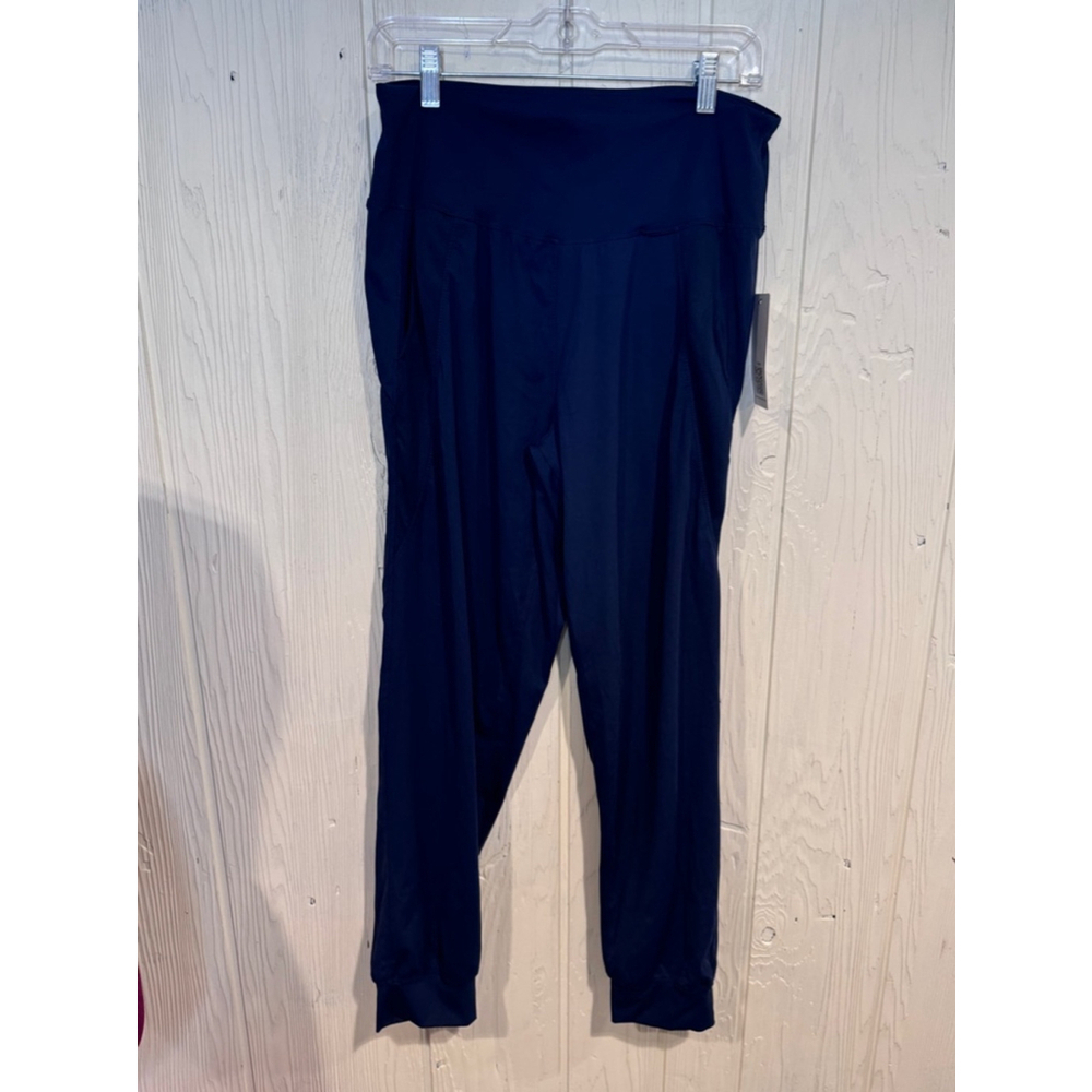 Kcutteyg Joggers XL Navy High Waist Pockets New With Tags